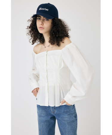 OFF SHOULDER シャツ