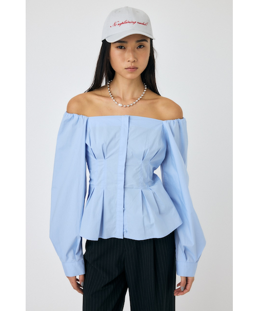 OFF SHOULDER シャツ
