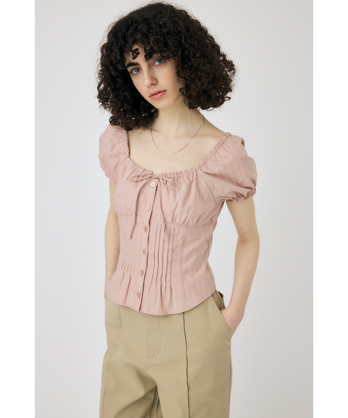 【タグ有新品未使用】MOUSSY PIN TUCK FIT ブラウス 黒 1 タグ有新品未使用】MOUSSY PIN TUCK FIT ブラウス 黒 1 - メルカリ