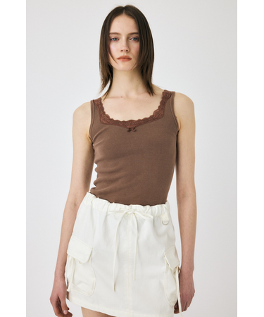 LACE TRIM タンクトップ