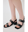 W BUCKLE STRAP サンダル