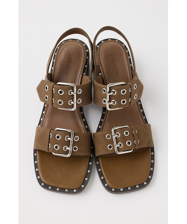W BUCKLE STRAP サンダル