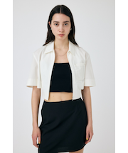 CROPPED BELTED シャツ