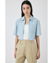 CROPPED BELTED シャツ