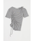 ONE SHOULDER タイネック TEE