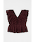 EYELET CAPSLEEVE ブラウス
