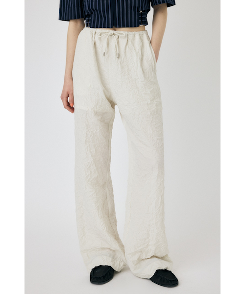 MOUSSY CRINKLED サテンパンツ CRINKLED サテンパンツ｜マウジーの通販｜&mall（アンドモール