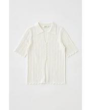 COTTON KNIT OPENWORK カーディガン