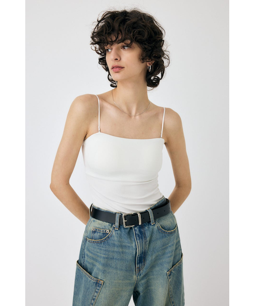 BACK SHEER カップインキャミ