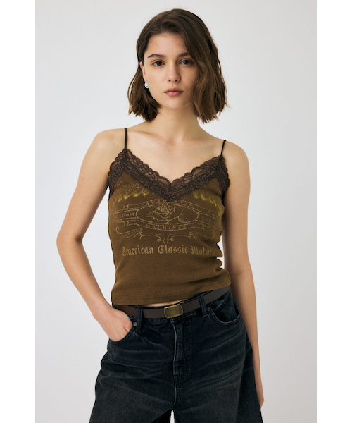 K*K様 MOUSSY FADED LACE キャミトップス MOUSSY | FADED LACE キャミトップス (キャミソール ) |SHEL