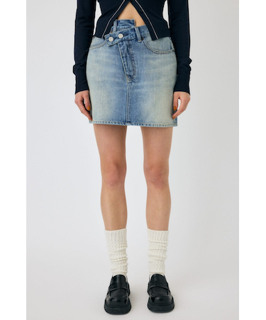 CROSS WAIST ミニスカート