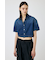 DENIM CROP シャツ