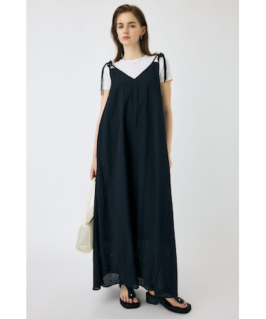 SHEER GINGHAM キャミドレス