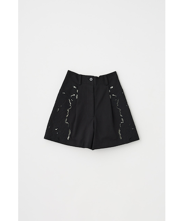 カットワーク刺繍ショートパンツ オーガニックコットン使用