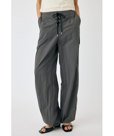 SHEER PANEL LACE UP パンツ