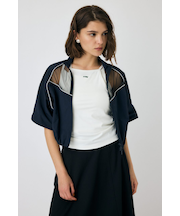 PIPING HALF SLEEVE トラックジャケット