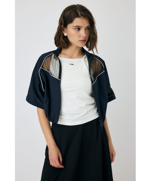 PIPING HALF SLEEVE トラックジャケット