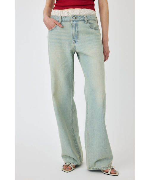 BOXER LAYERED STRAIGHT デニム
