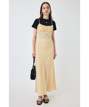 DRAWSTRING STRAP SLIP ドレス