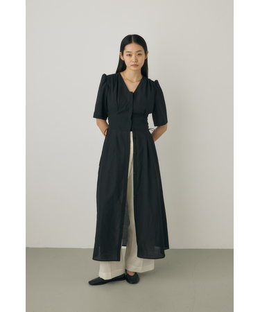 シアーシャツワンピース　リサイクルポリエステル使用