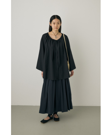 2wayシアーブラウスチュニック　リサイクルポリエステル使用