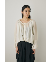 2wayシアーブラウスチュニック リサイクルポリエステル使用