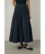 ピンタックスカート オーガニックコットン使用