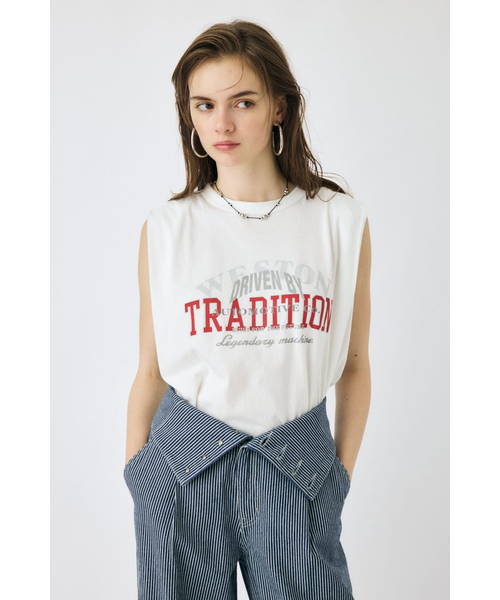 MARK & LONA ノースリーブシャツ 36 MARK&LONA マークアンドロナ