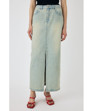 DENIM MAXI PENCIL スカート