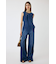 BACK SLIT DENIM  オールインワン