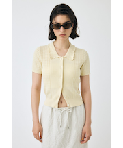 POINTELLE KNIT H／S シャツ