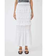 SHIRRING LONG スカート