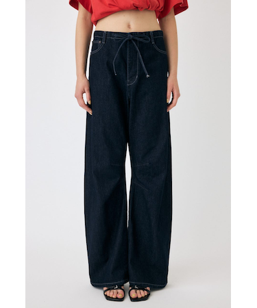 EASY WAIST LIGHT ストレートデニム