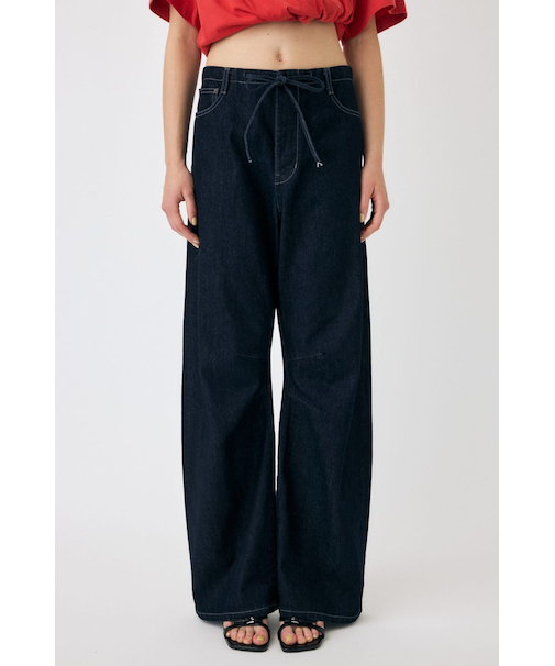 EASY WAIST LIGHT ストレートデニム