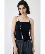 DOUBLE LAYERED SHEER タンク