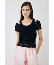 LAYERED LACE トップス