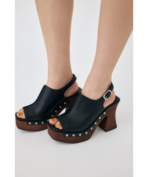 ViVi掲載】PLATFORM WOOD サンダル｜マウジーの通販｜&mall（アンド