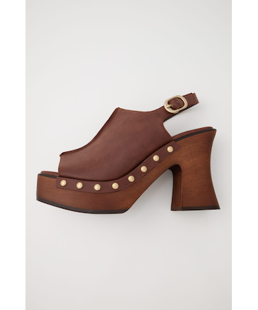 【ViVi掲載】PLATFORM WOOD サンダル