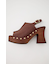 【ViVi掲載】PLATFORM WOOD サンダル