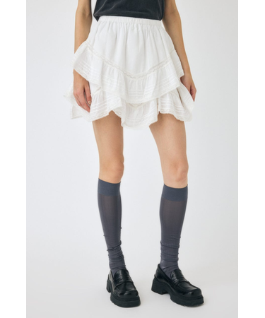 DRAPE LACE MINI スカート