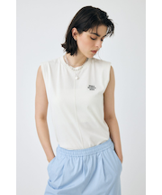 TINY LETTER SLEEVELESS トップス