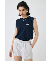 TINY LETTER SLEEVELESS トップス