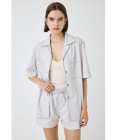 OPEN COLLAR シャツ