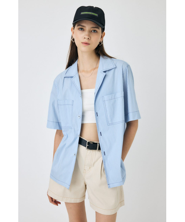 OPEN COLLAR シャツ