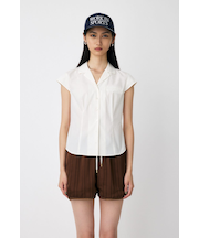MICRO SLEEVE SHIRT ブラウス