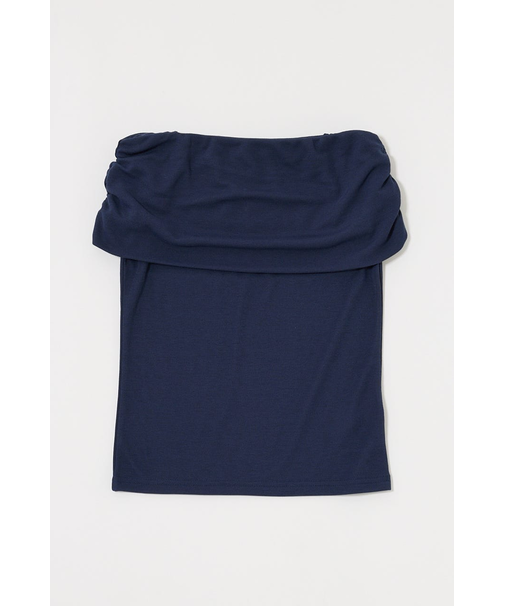 SHEER OFF SHOULDER トップス