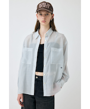 【ViVi掲載】OVERSIZED SHEER シャツ