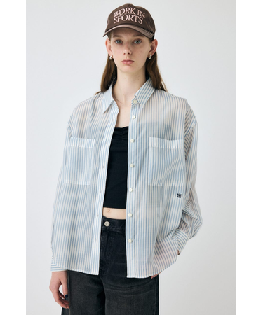 【ViVi掲載】OVERSIZED SHEER シャツ