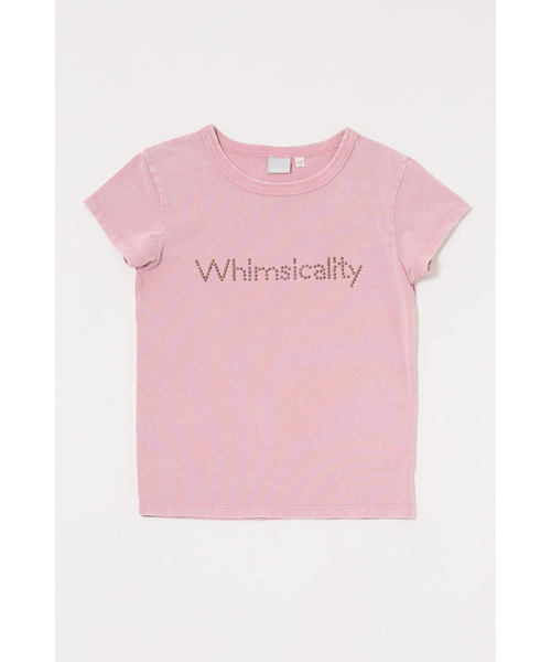 moussy I LOVE NY STACKED ロゴT FREE PNK i love ny t シャツ