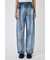 TUCKED WAIST LOOSE ストレートデニム